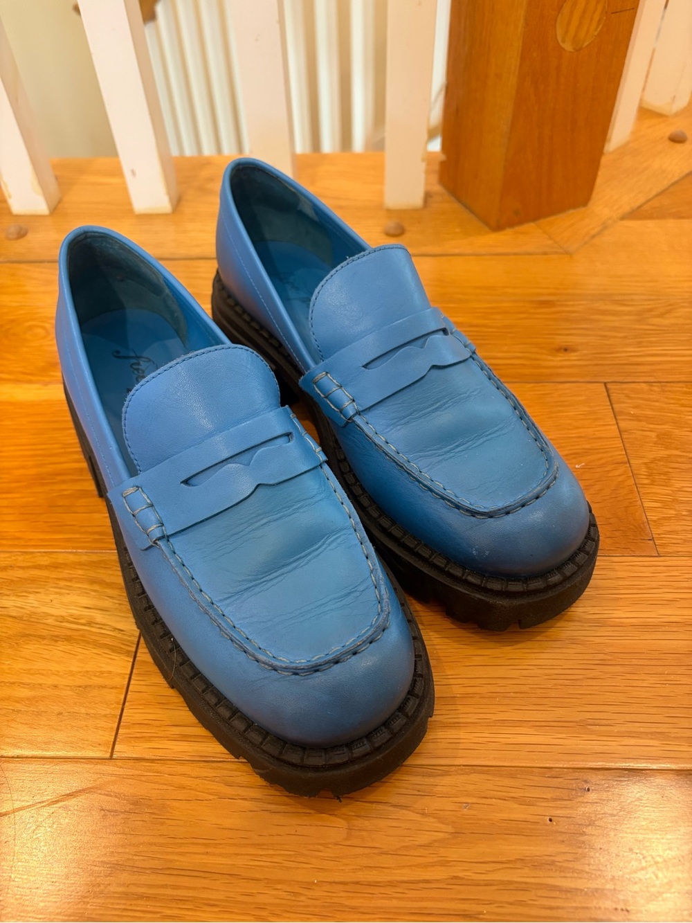 Free People Lyra Lug Sole Loafer Size 10 - Picture 3 of 6
